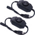 weideer 2Pcs DC12V-24V LED Strip Lights Dimmer Switch PWM Rotary Dimmer Controller
