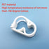 High Temperature Resistant PBT Plastic Tubing Clamps, Flow Control Hose Clamp Tube Holder (5pc Pack)