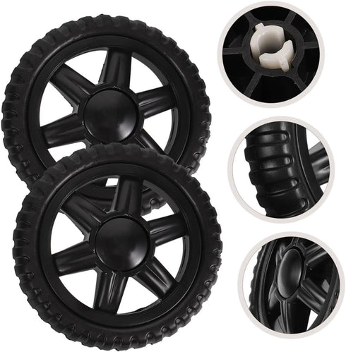 4pcs ULTECHNOVO Rolling Replacement Wheels for Shopping Cart Heavy Duty Easy to Install