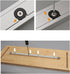Aluminium Alloy 3/4" Miter Bar Clamping Tool, Slider Table Saw Gauge Rod for Router Tables and Woodworking