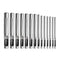 12pcs Kit Round Punch Hollow Punch Steel Chisel - Leather Puncher Cutting Tool for Belts & Canvas