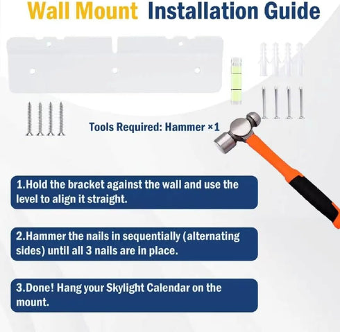 UCEC 15 Inch Magnet Mount Compatible with Skylight Calendar, Refrigerator Mount No Drill No Punch, Magnetic Fridge