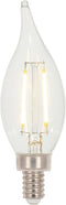 Westinghouse 4517200 3.3 Watt (40 Watt Equivalent) CA11 Dimmable Clear Filament LED