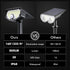 30 LED/3 White,2 Pack AloftSun Solar Motion Sensor Outdoor Lights,Waterproof Motion Sensor Spot Lights- Modes Solar