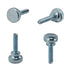 STFRBTH 5PCS M4 16mm x Thumb Screws, Flat Knurled Head Threaded Fasteners for Monitor Mount, TV Wall Bracket