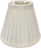 Royal Designs, Inc. CS-841WH Pleated Empire Chandelier Shade, 3 x 6 x