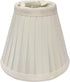 Royal Designs, Inc. CS-841WH Pleated Empire Chandelier Shade, 3 x 6 x