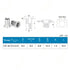 40Pcs 1/4”-20 Rivet Nuts, Stainless Steel Threaded Insert Nut 1/4-20UNC Nutsert Rivnuts