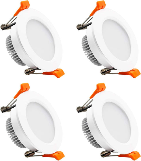 YGS-Tech 2 Inch LED Recessed Lighting, Dimmable Downlight 3W (35W Halogen Equivalent), 2700K Ultra Warm White Ceiling