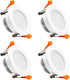 YGS-Tech 2 Inch LED Recessed Lighting, Dimmable Downlight 3W (35W Halogen Equivalent), 2700K Ultra Warm White Ceiling