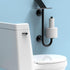 SAFETY+BEAUTY 3-in-1 Stainless Steel Double Toilet Paper Holder with Heavy Duty Grab Bar and Top Shelf for Wet Wipes