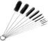 DXG Cleaning Brushes, 8.2 Inch Nylon Tube Brush Set, 10 Pieces for Drinking Straws, Glasses, Keyboards