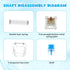 Zyghjort 50 3 Keyboard Switches, Pcs PIN Blue Keyboard Clicker Replacement Dustproof Mechanical Keyboards Switches