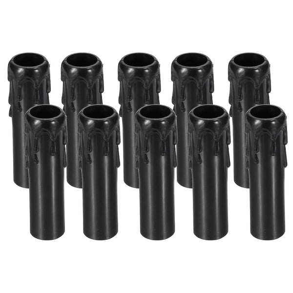 VIAPUICE Candle Covers Sleeves 4.1" 10 Pack - E12 Bulb Light Holder Plastic