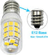 E12 LED Fridge Water Dispenser Light Bulb, 2W (15W Replacement), 120V T5 Tubular Appliance Bulb, 6000K Daylight White,