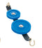 Eisco Labs Plastic Pulley, Low Friction, Double in Tandem, 38 and 50mm Dia.