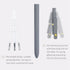Gel Pens, 6 Pcs 0.5mm Fine Point - Smooth Writing Cute Pens, High-End Series Black Ink Pens for Journaling, Note
