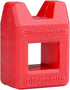Red Bit Magnetizer & Demagnetiser, Universal Tool for Screwdrivers Bits & Tool Tips, ABS Material