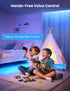 YULINKCO 16.4ft 44 RGB+IC LED Strip Light, Smart LED Light for Bedroom, Bluetooth APP Control, Color Changing LED Strip