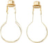 Bulb Bulb 2pcs Clip On Lampshade Holder, Clip Adapter Metal Firm Fixing with Finial Top for Floor Lamp (Golden)