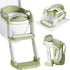 XIGGA 3 in 1 Potty Toilet Training Seat with 2-level Adjustable Steps, Equipped