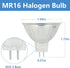 MR16 Halogen Bulb, 12V 20W, GU5.3 Bi-Pin Base, 2800K, Warm White Dimmable, for Desk Lamp, Track Light(Pack of v4) by YEGRUEB