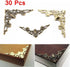generic Metal Angle Corner Brackets Box Edge Corner Protectors Bronze Triangle Edge Shelf Brackets Guard Photo Frame