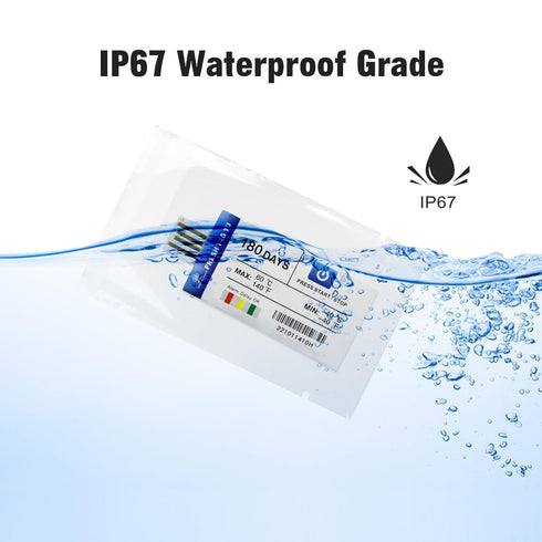 USB Temperature Data Logger, Single Use Temperature Recorder -40?~140? with PDF CSV Report, 30000 Readings, 1pack