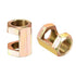 TAODAN 10PCS M10 20mm Lighting Outlet Iron Hex Nut Threaded High Lamp Galvanized Repair Parts Hardware Fasteners