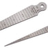 Wolfride Taper Gauge, 1-15mm Feeler Gauge, Metric and Imperial Stainless Steel