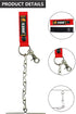 KUNN Dual-Use Electrical Tape Holder, Enhanced Fast Tape Holder Chain for Tool Belt with Keyring, Snap Loop