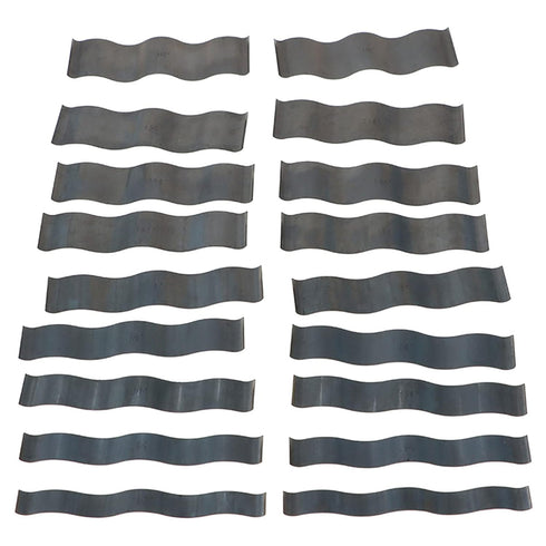 9-Pack Precise 1/8In Wavy Steel Parallel Sets, Hardened Precision Machinist Tool