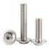 M8-1.25 x 30mm Flanged Button Head Socket Cap Screw Bolts, 304 Stainless Steel, Pack of 20