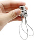 Bivethoi 2 Bulb Pcs Lamp Shade Light Clip, Silver Lamp Shade Harp Holder Adapter Spring Clip for Table and Floor Light