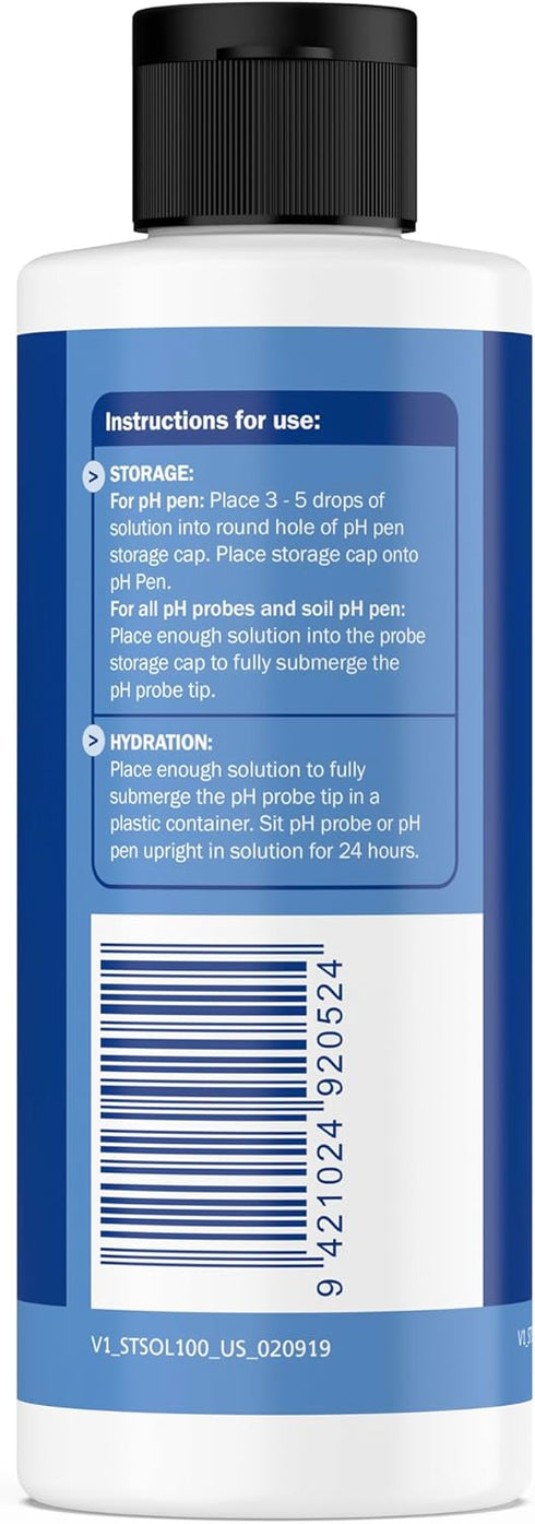 Bluelab STSOL120 KCL Storage Solution 120ml for pH Probe and Pen, Water, Soil, Hydroponic System