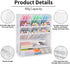 Spacrea Desk Organizer Pen Holder - White, 10 Compartments and 1 Drawer, Desk Organizers and Accessories