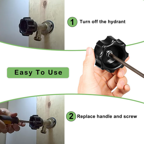 Bonbo Replacement for 630-7965 Wall Hydrant Handle Kit, for Mansfield 300/400/500 Series Wall Hydrant