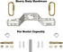 60 6 Duty,5 Inches Sangle Soppfy Vingage Canopy Kit and Pendant Light Fixture Chain for Chandelier or Swag Light