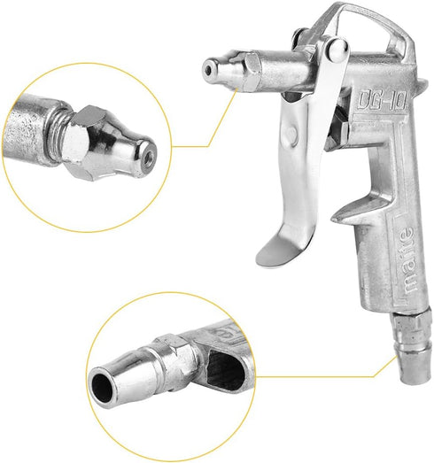 Haofy Air Blow Gun DG-10, Industrial Pneumatic Air Compressor Accessory with Air Flow Nozzle