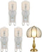 YKEBVPW 4Pcs G9 Bulb LED Bulbs 3W AC110V-140V G9 Smart Light for Home