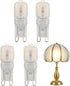 YKEBVPW 4Pcs G9 Bulb LED Bulbs 3W AC110V-140V G9 Smart Light for Home