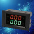 YB4835VA Ampere Meter DC0~100V 20A Dual Display Integrated Voltage Ampere Meter for Battery Monitoring