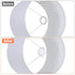 Matwsec 10 Lamp Shade Adapter Ring Pcs White Plastic Lampshade Reducing Rings Adapter Lamp Shade Ring Light Shades
