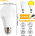 LQ BSDERA 1800K Bulbs 5W Bulbs A19 Bulb E26/E27 2PK Amber Light for Sleep, Blue Light Free Light Sleeping Aid, Promote