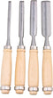 Semicircle Chisel Inner Edge Woodworking Gouge, Carpenter Wood Hand Chisel Tool, Pack of 4