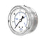PIC Gauges PRO-202L-254C Industrial Pressure Gauge, Center Back Mount, 2.5" Dial, 0/30 psi Range, 1/4" Male NPT