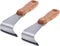 DOITOOL Felled Draw Shave Knife: 2pcs Bark Removal Tool, Woodworking Log Debarker Tool, Bark Peeler