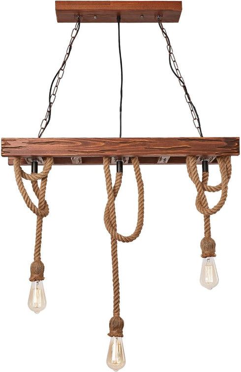 lxrnqcey Farmhouse Pendant Lights Kitchen Island, Kitchen Light Fixtures, 3-Light Pendant Lighting, Chandelier