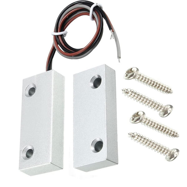 Reed Switch MC-52 NC/NO Surface Mount Wired Door and Window Alarm Contact Sensor for Home Security