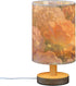 Yuiboo Burlap Floral Table Lamp for Boys - Warm Tone Night Light by